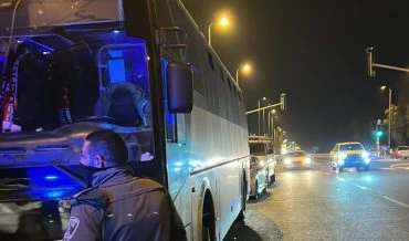 בחיפוש באוטובוס האוהדים נתפסו כלי תקיפה רבים