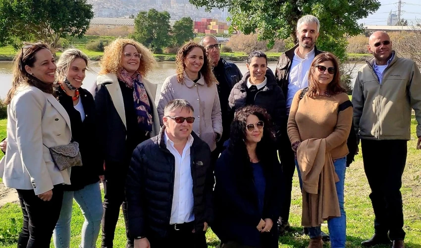 סיור מנכ"לים של משרדים ממשלתיים במפרץ חיפה