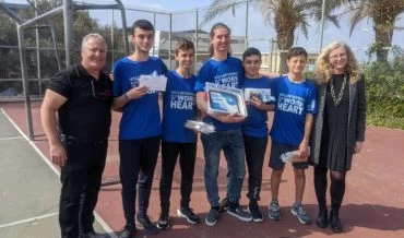 תלמידי בסמ"ת, הזוכים בפרס הבינלאומי (צילום: דוברות אינטל)