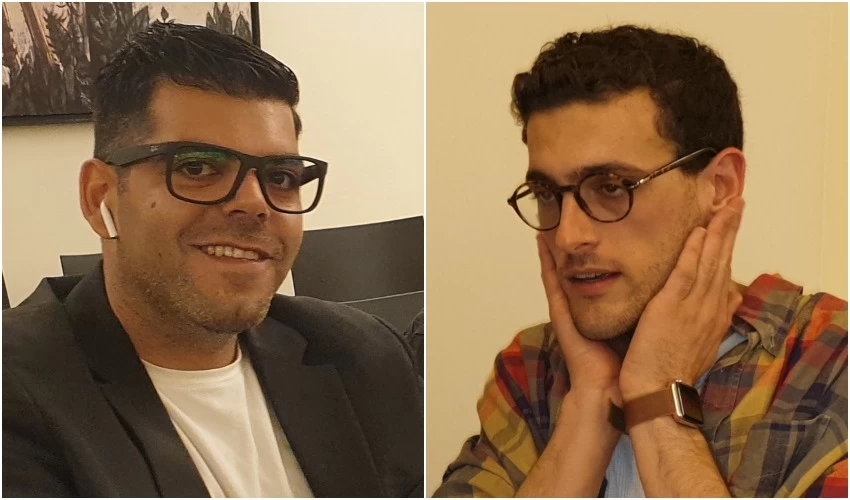 תבור להט וניר שובר (צילומים: בועז כהן)