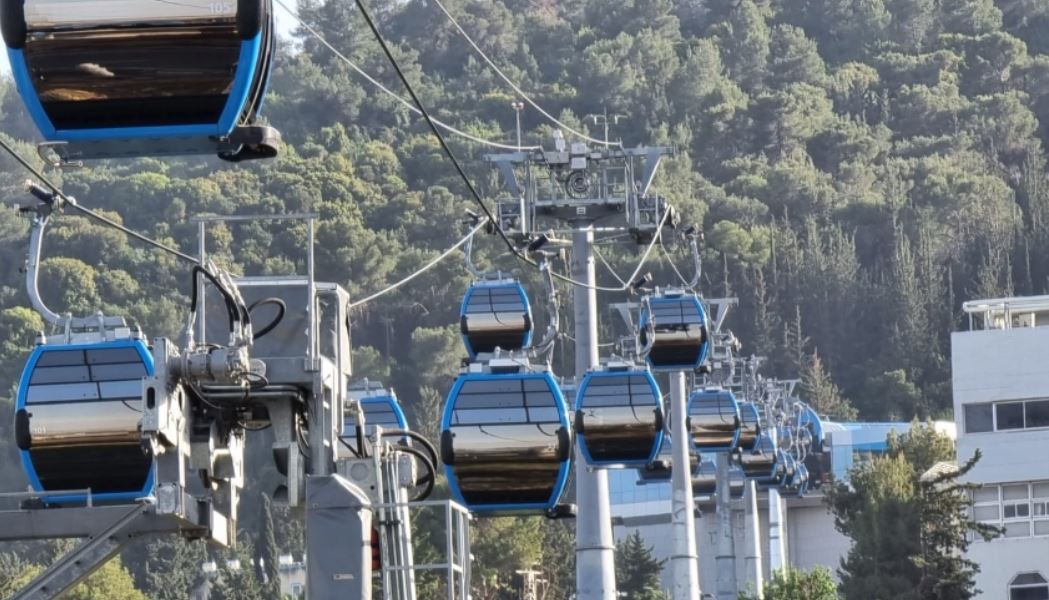 הרכבלית (צילום: דוברות נתיבי ישראל)
