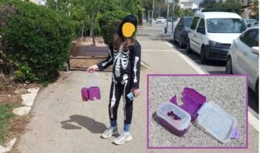 הילדה וקופסת האוכל השבורה