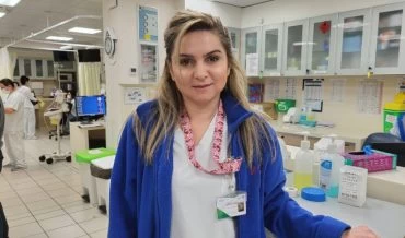 רגינה דרליוק, מנהלת הסיעוד של המכון ההמטולוגי בכרמל (צילום: אלי דדון)