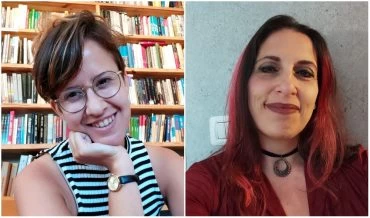 עינב פרלה (מימין) וליאת הלפרין (צילומים: עצמיים)