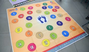 פיתוח מיומנויות. אחד המשחקים בערכה (צילום: ראובן כהן, דוברות עיריית חיפה)