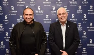 פרופ' אורי סיון ופרופ' יוסי מטיאס (צילום: דוברות הטכניון)