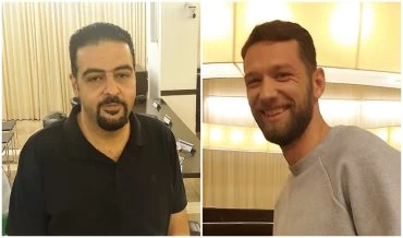 קיריל קארטניק, רג'א זעאתרה (צילומים: בועז כהן)