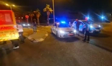 ארבעה פצועים, שניים מהם קשה, בקטטה ליד מועדון במפרץ חיפה (צילום: תיעוד מבצעי מד"א)