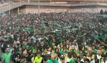 חיפה חוגגת אליפות (צילום: ראובן כהן, דוברות עיריית חיפה)