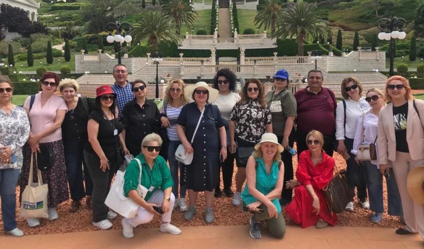 ביקור אנשי החינוך הארמנים בחיפה (צילום: האקדמית גורדון)