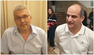 אמנון עידו ושמואל מרמלשטיין (צילומים: בועז כהן)