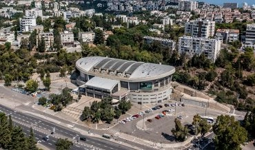 היכל הספורט ברוממה (צילום: מיכה בריקמן)