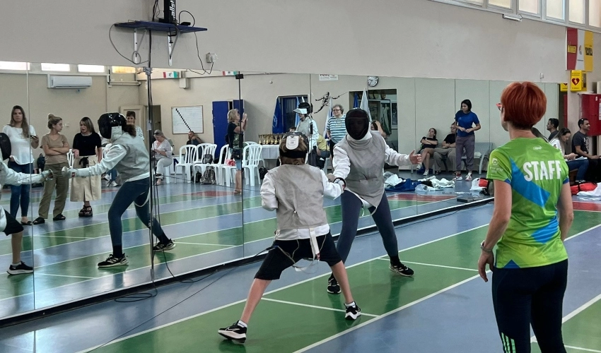 מיזם ה-Special Fencing במרכז הסיוף העירוני (צילום: זיו שי)