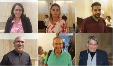 רג'א זעאתרה, סופי נקש, שרית גולן שטיינברג, לזר קפלון, יעקב פינגולד ויואב רמתי (צילומים: בועז כהן)