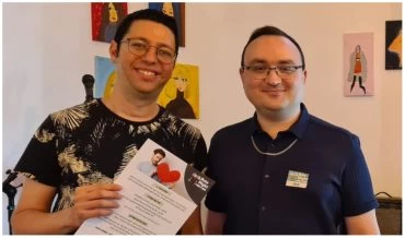 יבגני סורקין וניר וינגרטן (צילום: אלבום פרטי)