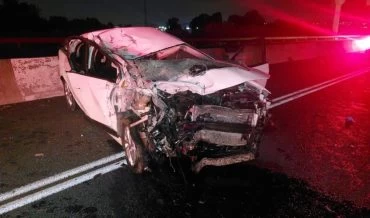 תאונת דרכים (צילום: דוברות כבאות והצלה חוף)