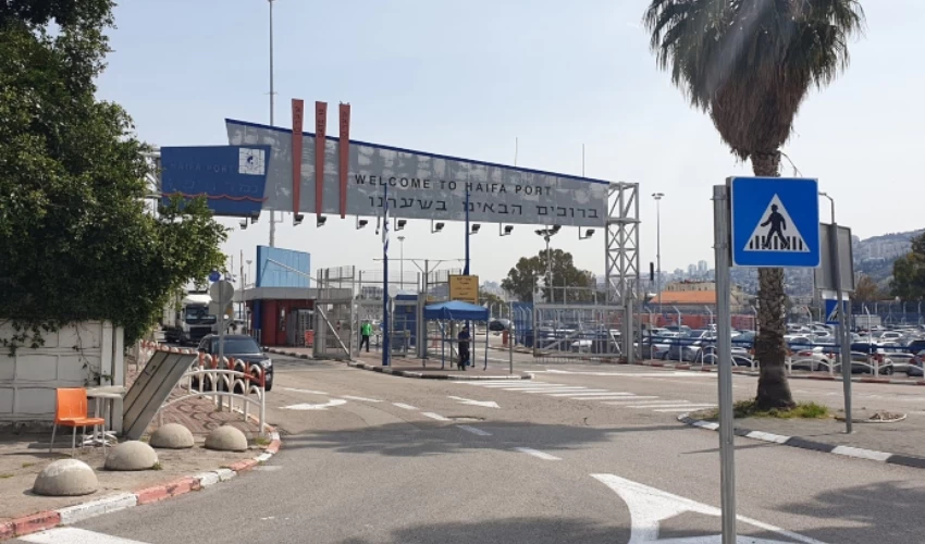נמל חיפה (צילום: בועז כהן)