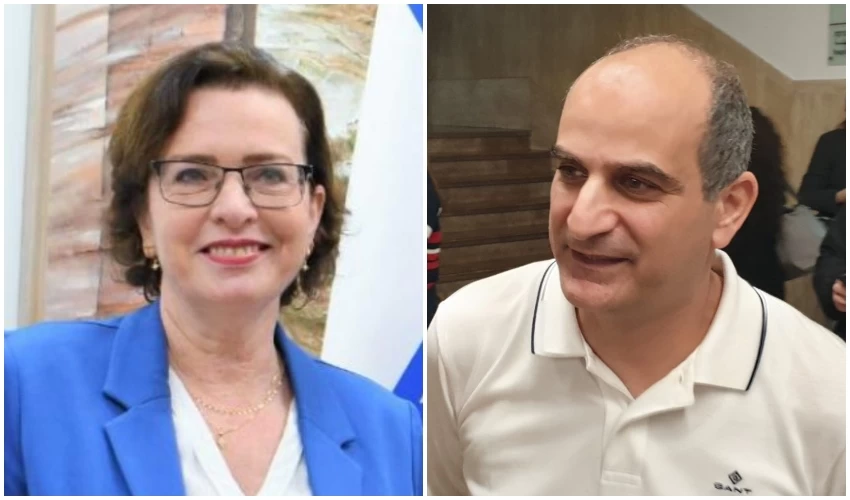 אמנון עידו ועינת קליש רותם (צילומים: בועז כהן; ראובן כהן, דוברות עיריית חיפה)