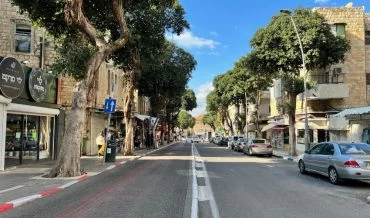 רחוב החלוץ (צילום: שירי ויצנר)