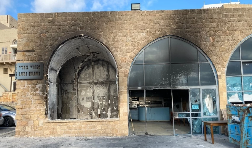 מסעדת אורי בורי, מאי, 2021 (צילום: דוברות עיריית עכו)