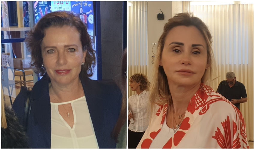 סופי נקש ועינת קליש רותם (צילומים: בועז כהן)