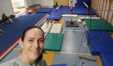 מנהלת מחלקת ההתעמלות באגודת מכבי חיפה קרן לינדנבאום