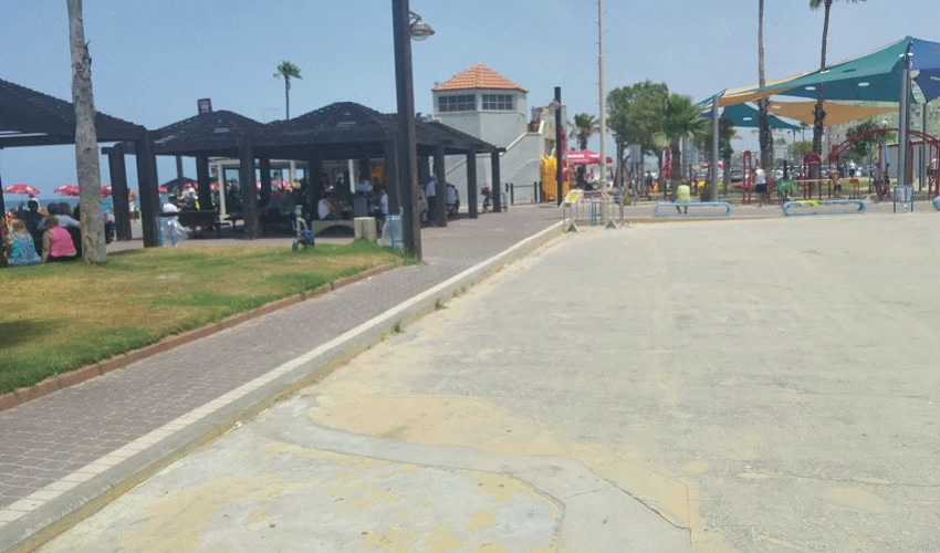 חוף נאות בקרית חיים (צילום: אלה אהרונוב)