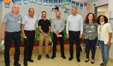 ביקור יו"ר כללית במחוז חיפה והגליל המערבי של כללית (צילום: דוד חורש, דוברות כללית)