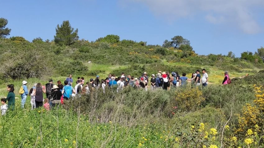 טיול בטבע החיפאי (צילום: עודד ארזי)