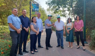 חנוכת מסלול ההליכה בקרית מוצקין (צילום: דוברות כללית)