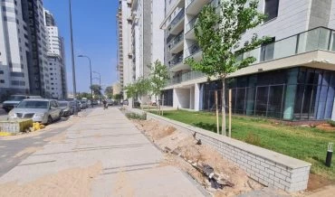 החיים באתר בנייה. שכונת גלי ים בקרית ים (צילום: קטיה בקל)
