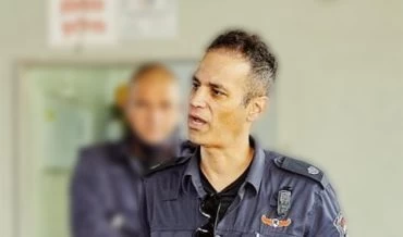 רב רשף ברק סילם (צילום: דוברות כבאות והצלה מחוז חוף)