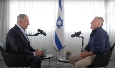 בנימין נתניהו ואראל סג"ל (צילום מתוך הפודקאסט)