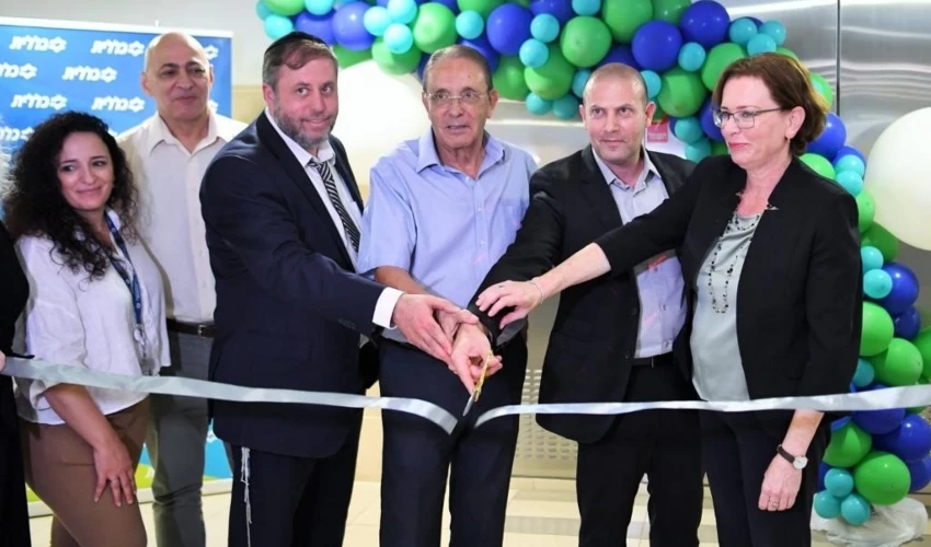 טקס השקת השירות המורחב בלין (צילום: ראובן כהן, דוברות עירית חיפה)