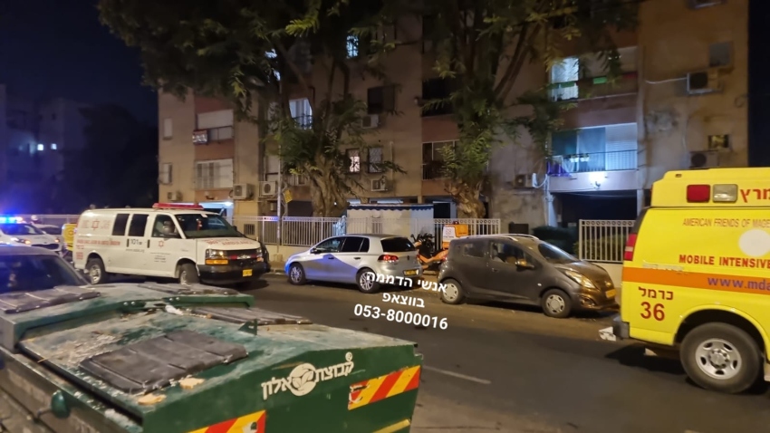 זירת האירוע בקרית אתא (צילום: אנשי הדממה)