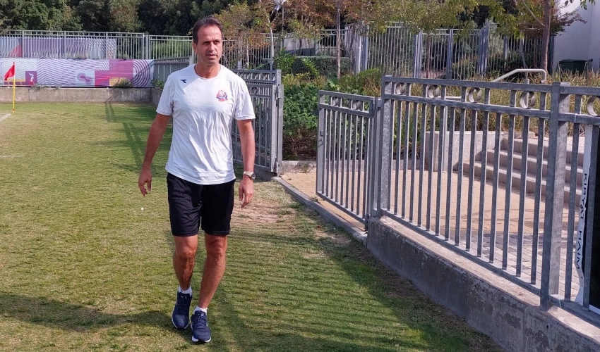 רוני לוי בבית נגלר (צילום: דוברות הפועל חיפה)