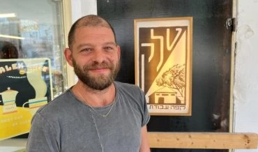 טל פרידמן מקפה טלק (צילום: חגית הורנשטיין)