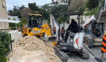 עיריית חיפה נערכת לחורף (צילום: דוברות עיריית חיפה)