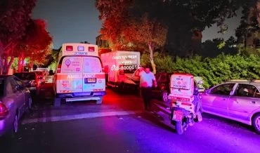 זירת האירוע בקרית ביאליק (צילום: אנשי הדממה)