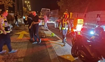 פצוע קשה באירוע ירי בקרית אתא (צילום: תיעוד מבצעי מד"א)