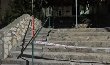 זירת האירוע בכפר סמיר (צילום: דוברות המשטרה)