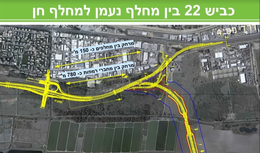 חיבור קרית ביאליק לכביש 6 (באדיבות נתיבי ישראל)