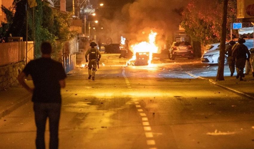 הפרעות בחיפה במהלך מבצע "שומר החומות"