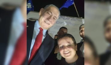 מתניה לנקרי עם בנימין נתניהו