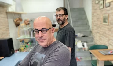 ארז יעקבי וג'קי רזון (צילום: חגית הורנשטיין)