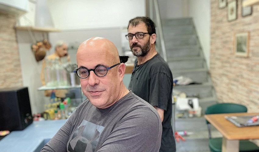ארז יעקבי וג'קי רזון (צילום: חגית הורנשטיין)