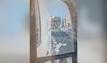 המראה שנשברה (צילום: דוברות המשטרה)