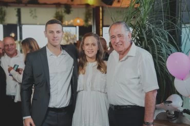 יונה יהב עם שלי ודוד עציוני (צילום: איתמר טל)