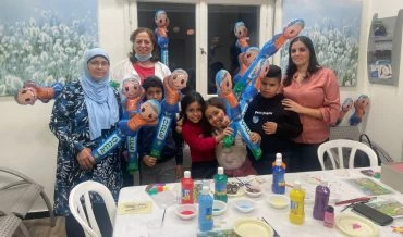 הפנינג חיסונים במרפאת כללית בכבאביר (צילום: דוברות כללית)