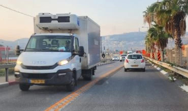 כביש יגאל ידין (צילום: יקי לוי)